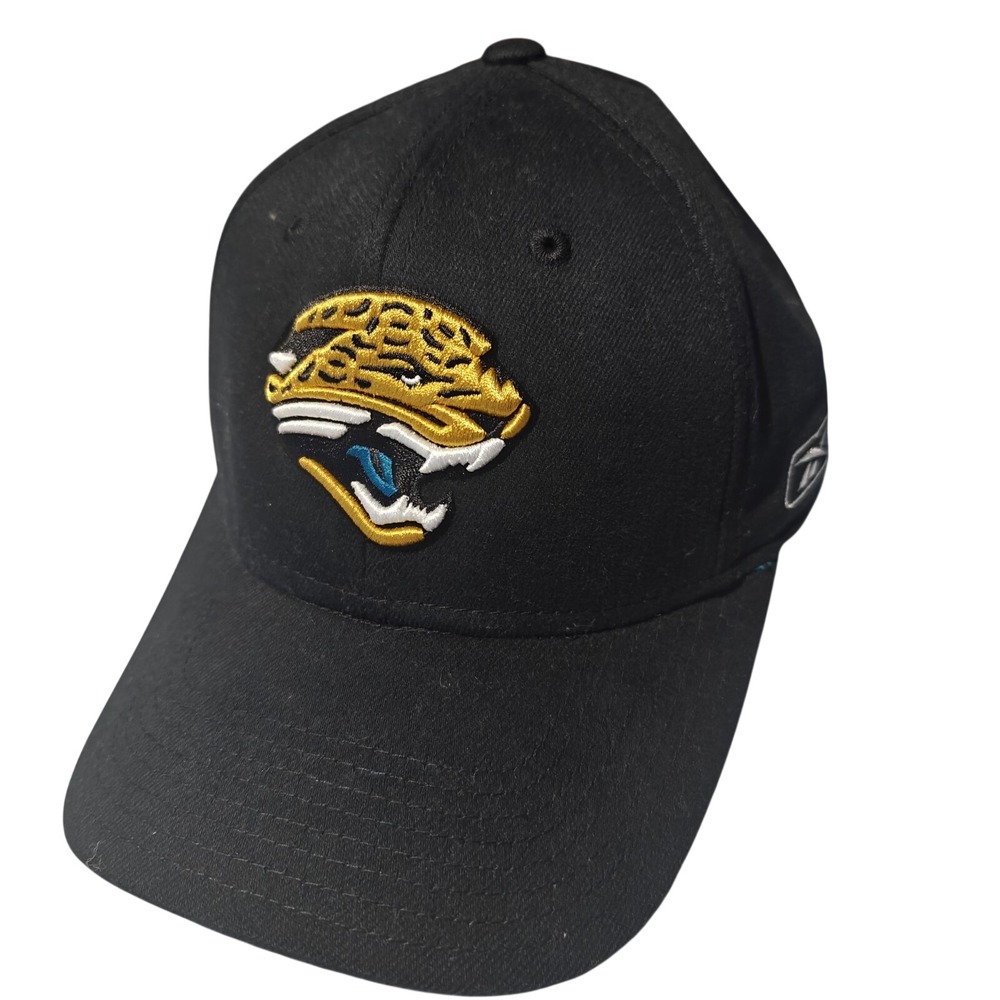 Reebok Jacksonville Jaguars NFL Adjustable Cap‎ Hat Black/Teal Under Brim